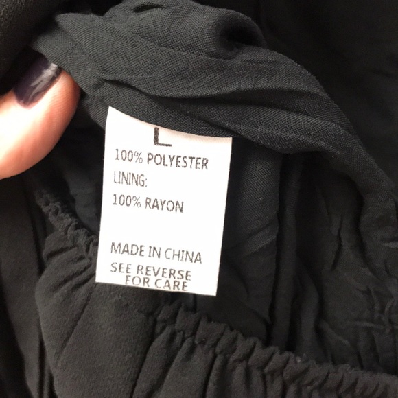 BLACK CROPPED JUMPSUIT - Picture 8 of 9